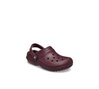 Crocs Women's Classic Lined Clog in Dark Red | Size: 6 Crocs Dark Red 6
