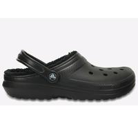 Crocs Womens Classic Lined Clogs in Black - Size UK 6