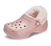 Crocs Women's Classic Lined Platform Clogs, Quartz Glitter, 3 UK