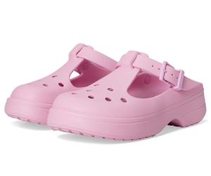 Crocs Women's Classic Mary Jane Clogs, Pink Tweed, 7 Women/5 Men