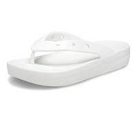 Crocs Women's Classic Platform Flip W Clog, White, 6 UK