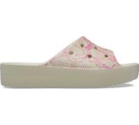 White 'Classic Platform' Slide Crocs White 7