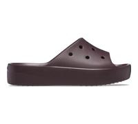 Crocs Women's Classic Slide | Platform Sandals, Dark Cherry, 10 UK
