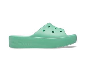 Crocs Women's Classic Slide | Platform Sandals, Jade Stone, 7 UK, (208180)