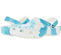 Crocs Women's Classic Solar Rainbow Clogs, Digital Aqua, 4 Women/2 Men