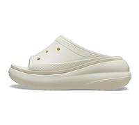 Crocs Women's Classic Crush Platform Slide Sandal Wedge, Bone, 8 UK Men / 10.5 UK Women