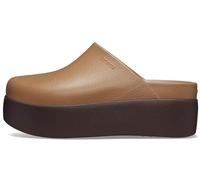 Crocs Women's Dylan Platform Clog, Platform Shoes for Women and Men, Sepia, 7
