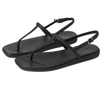 Crocs Women's Miami Thong Flip Flop, Black, 3 UK