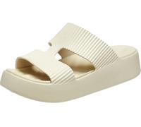 Crocs Getaway Groove Platform Hstrap Slides Beige EU 39-40 Woman