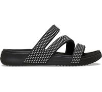 Crocs Women's Getaway Strappy Sandals, Black Gems, 4