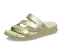 Crocs Women's Getaway Strappy Sandals, Champagne Metallic, 8