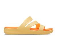 Women's Crocs 209587-78Z GETAWAY STRAPPY Womens Sandals Golden Hour - Orange - Size: 4