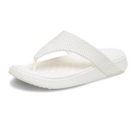 Crocs Women's Getaway Triangle Flip Flops, Chalk Gems, 11