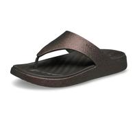 Crocs Women's Getaway Triangle Flip Flops, Dark Cocoa, 10