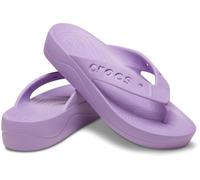 Crocs Women's Via Platform Flip Sandal, Orchid, 8 UK