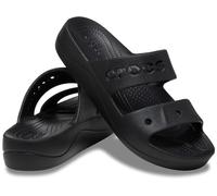 Crocs Women's Sandal, Via Platform Sandal, Black, 8 UK Women