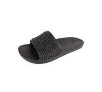 Crocs Womens Sloane Embellished Slide Shoes, Black/black, US 4