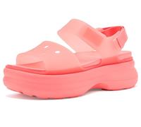 Crocs Women's Soho Y Strap Sandals, Frosted Guava, 6