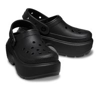 Crocs Women's Stomp Clog Slip-on Shoes, Black, 10 UK Men / 12 UK Women