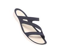 Women's Crocs 203998-462 SWIFTWATER SANDAL Womens Sandals Navy/White - Blue - Size: 3