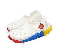 Crocs x LEGO 4LW System Clog White Multi Men Unisex Slip On Sandal 211873-100