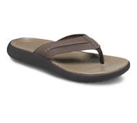 Crocs Yukon Vista II Polyurethane Mens Espresso Flip Flops - Brown Pu - Size UK 11