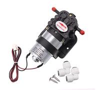 CrocSee DC 12V 1.3LPM Self Priming Diaphragm Pump 30PSI Suction 2m Pump Replacement for Ice Maker Coffee Machine Water Dispenser