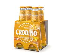 Crodino Spritz 0.0% (4 x 175ml) - The sparkling and golden non-alcoholic aperitivo with a unique, bittersweet flavour.