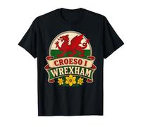 Croeso I Wrexham Wales Welsh Dragon T-Shirt