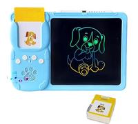 Croeve Talking Tablet 2025 New, 2-in-1 Voice Pad & Drawing Board for Interactive Learning, Sight Words Flashcards, Situational Teaching, English Speaking Flashcards (Blue,255 cards)