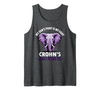 Crohn’s Awareness Mom My Son’s Fight Support Tank Top