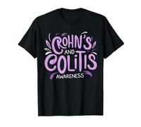 Crohn's and Colitis Awareness Ribbon Men Women T-Shirt