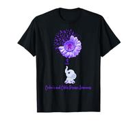 Crohn's and Colitis Disease Awareness Faith Elephant T-Shirt