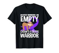Crohn's Colitis Warrior Sloth Crohn's & Colitis Awareness T-Shirt