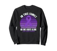 Crohn's Disease awareness support retro Crohn's Disease Sweatshirt
