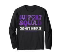 Crohn's Disease Awareness Support Women Crohn's Disease Long Sleeve T-Shirt