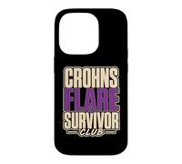Crohn's Disease Crohn's Warrior IBD Warrior Support Case for iPhone 14 Pro