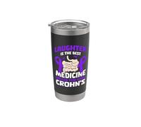 Crohns Disease Warrior Funny IBD Stainless Steel Insulated Tumbler