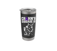 Crohns Disease Warrior Funny IBD Stainless Steel Insulated Tumbler