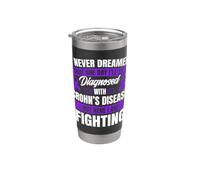 Crohns Disease Warrior Funny IBD Stainless Steel Insulated Tumbler