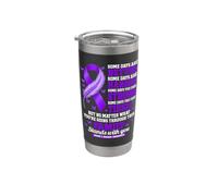 Crohns Disease Warrior Funny IBD Stainless Steel Insulated Tumbler