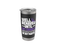 Crohns Disease Warrior Funny IBD Stainless Steel Insulated Tumbler