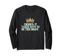 Crohns It Takes Guts to Be This Brave Warrior Awareness Long Sleeve T-Shirt