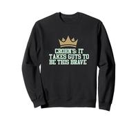 Crohns It Takes Guts To Be This Brave Warrior Awareness Sweatshirt