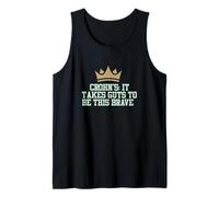 Crohns It Takes Guts to Be This Brave Warrior Awareness Tank Top