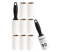 CROING Pet Lint Rollers - 810 Sheets of Lint Roller Refills & 2 Handles - 90 Sheets per Sticky Clothes Roller - Sticky Lint Rollers for Pet Hair