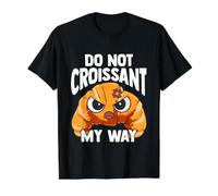 Croissant Bread Design for Baking Lover - Croissant My Way Value Graphic T-Shirt, Men, Black, XL