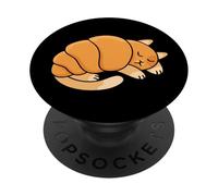 Croissant Cat Cute Pastry Animal Pun Art | Fun Cozy Bakery PopSockets Adhesive PopGrip