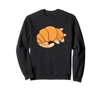 Croissant Cat Cute Pastry Animal Pun Art | Fun Cozy Bakery Sweatshirt