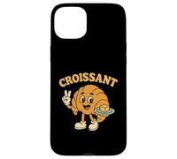 Croissant Club Cute French Pastry Breakfast Lovers Case for iPhone 15 Plus